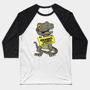 Grandpa Saurus Baseball T-Shirt